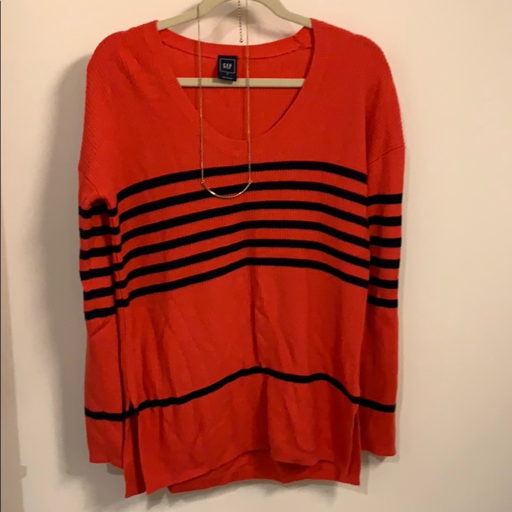 Gap Cajun/Navy Sweater